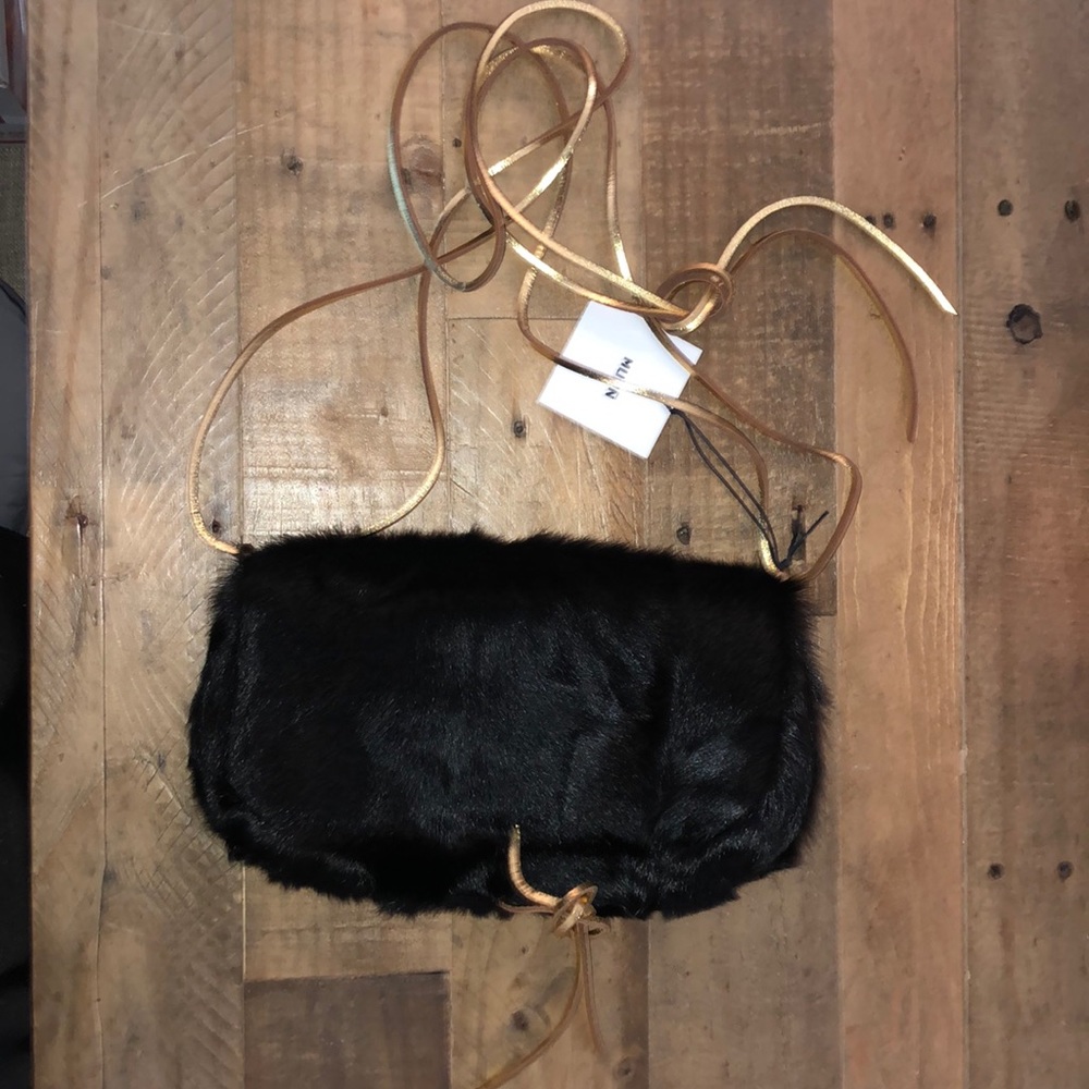 Muun faux fur crossbody bag - Picture 1 of 3